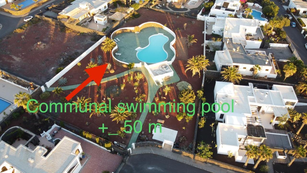 Lovely Villa Nico Playa Blanca, Hot Tub, Communal Pool Exterior foto